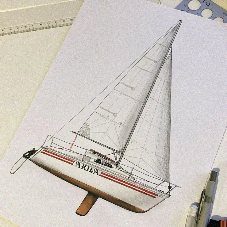 17 Inspiring Boat Drawings to Fuel Your Artistic Journey