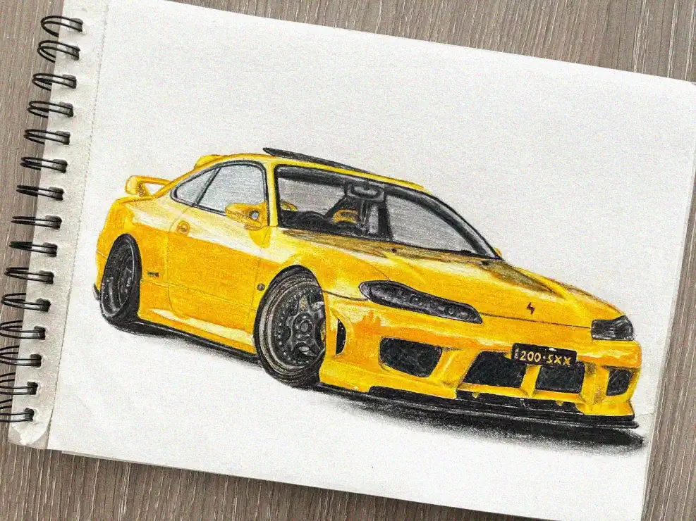 Spiral Notebook Homage to Yellow Speed
