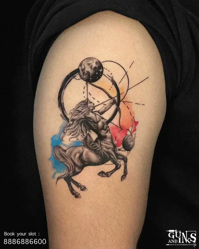 Centaur's Celestial Sphere: A Tattooed Story