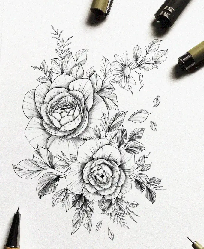 Ink Blossoms: A Sketching Journey into Botany