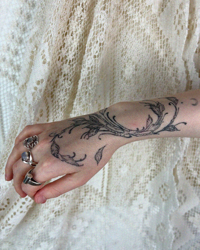 Adorned Grace in Lacy Shadows