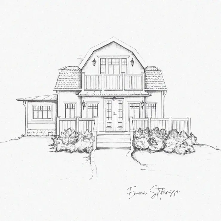 Sketch of a Scenic Suburban Homestead
