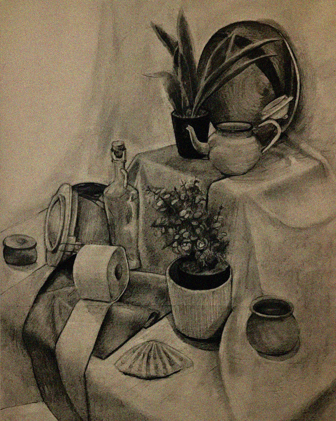 Still Life in Pencil Shades