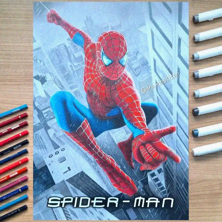 Spider-Man Springs to Life in Artwork