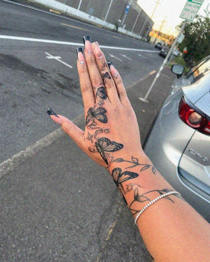 Butterfly Tattoos Beautifying Urban Streets