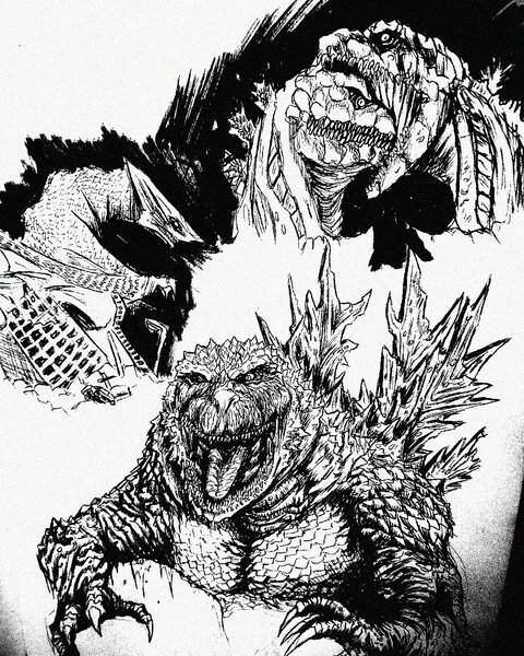 Godzilla's Monochrome Monster Showdown