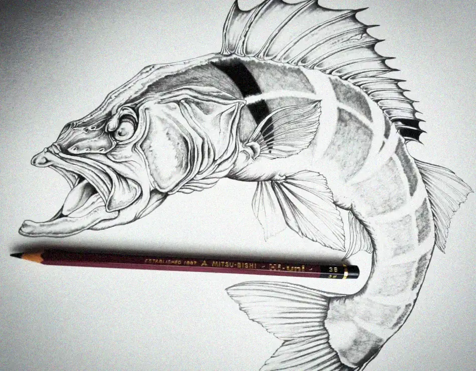 Dragonfish Emerges from Sketch Mastery