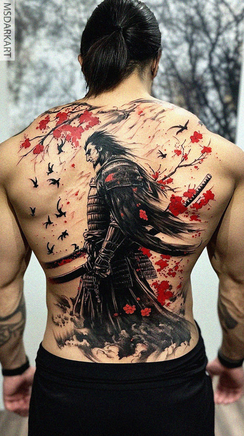 Samurai Tales Etched in Skin