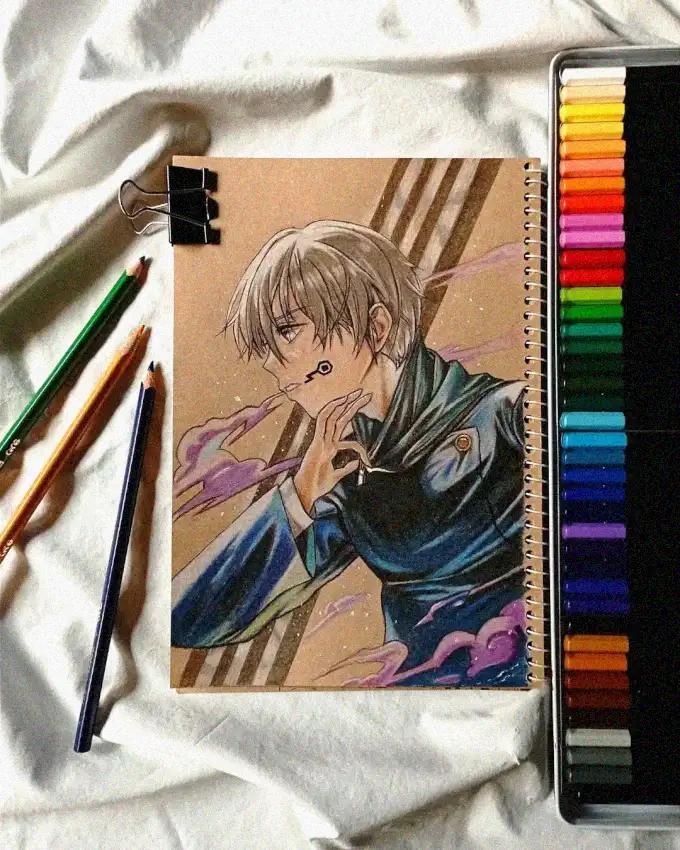 Anime Creativity Illustrated on Canvas