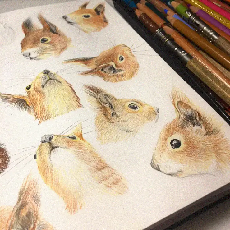 Artful Array of Squirrel Portraits