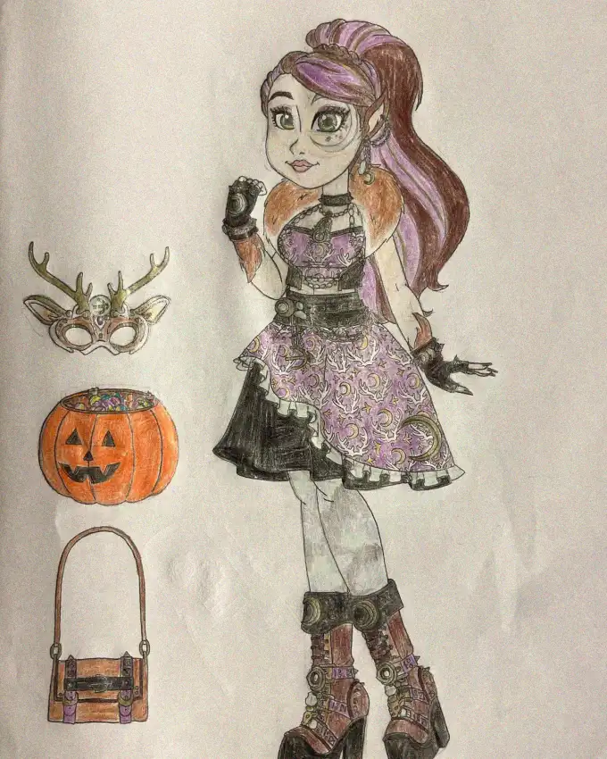 Witching Hour Charm in Halloween Couture