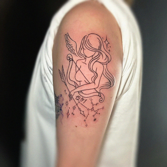 Inked Sky Goddess of the Arm