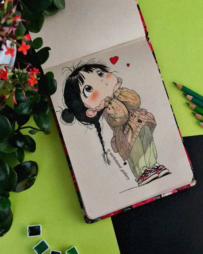 Sketchbook Adventures of a Pigtailed Girl