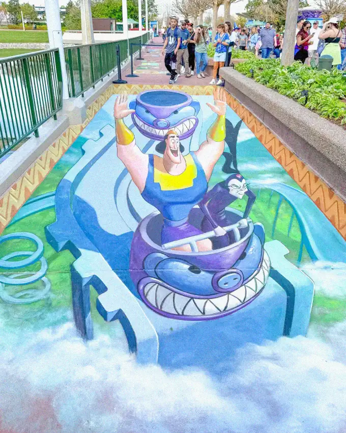 Magic Carpet Ride in 3D Street Art