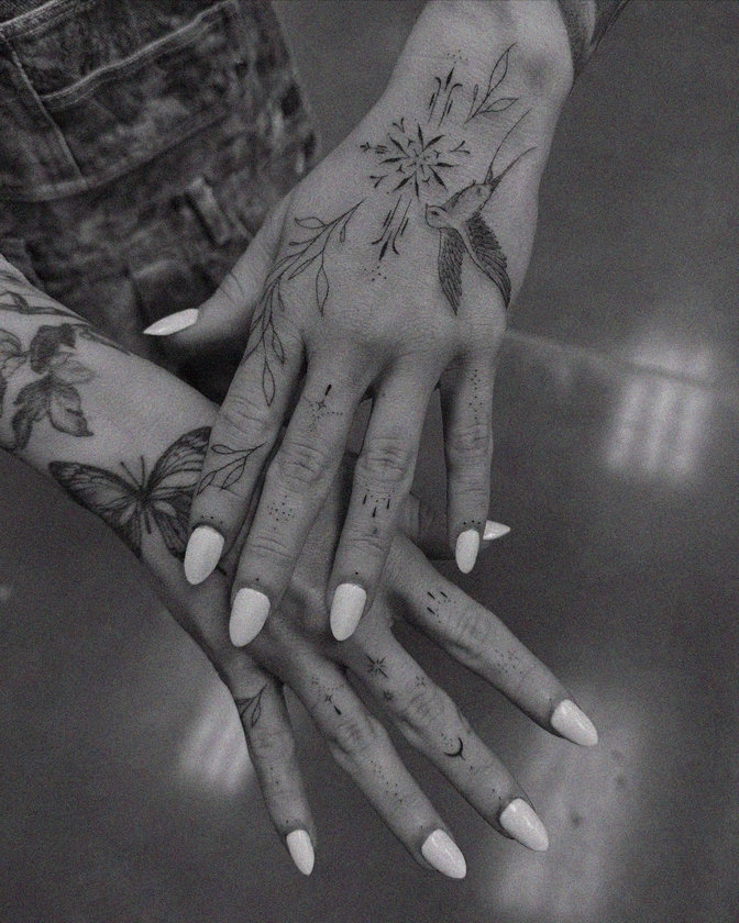 Beauty in Tattoos and Manicure