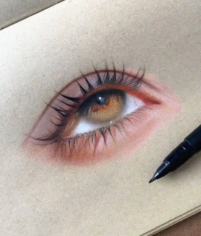 Artistic Precision in Eye Sketching