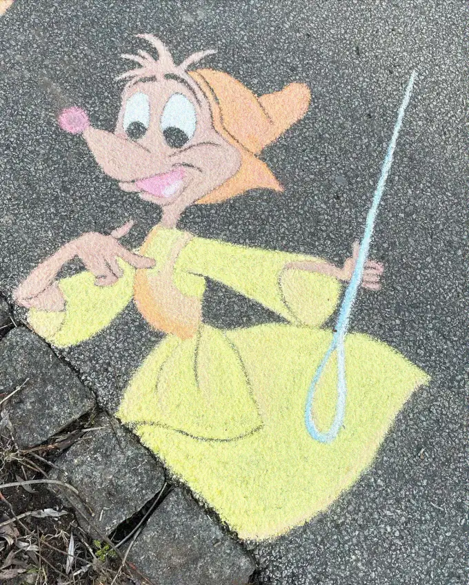 Jump Rope Joy - Chalk Art Creation