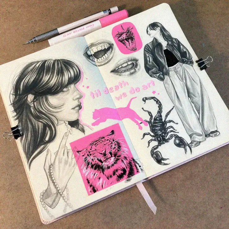 Sketchbook Chronicle: Eternal Vow to Art