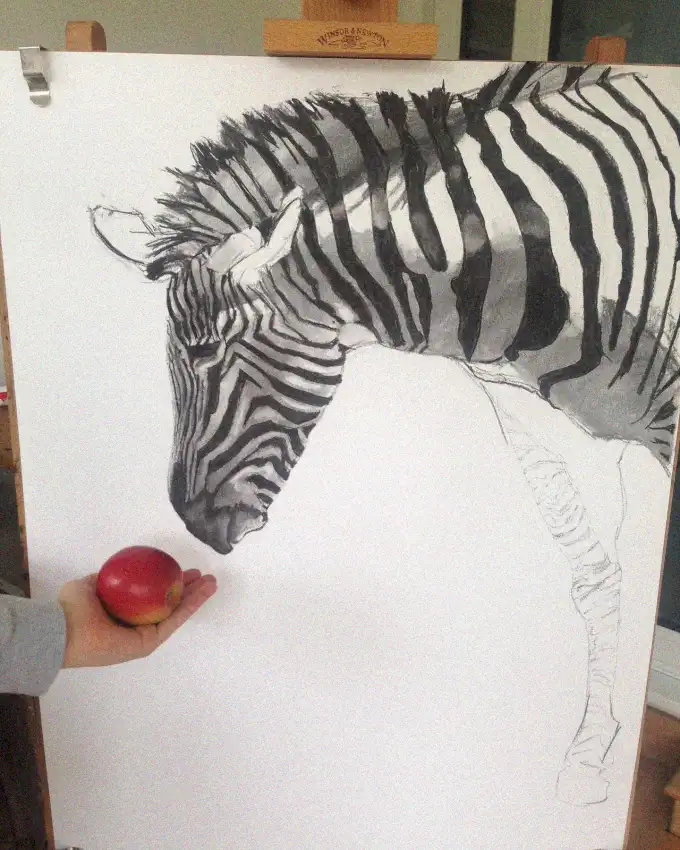 Zebra's Apple - A Unfinished Sketch