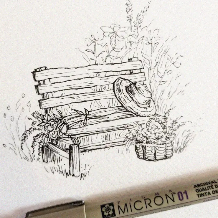 Rustic Haven Amidst Blooming Tranquility