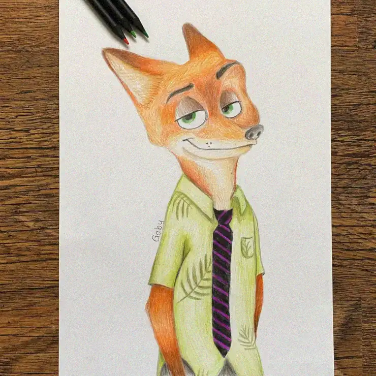 Sly Fox in Business Attire