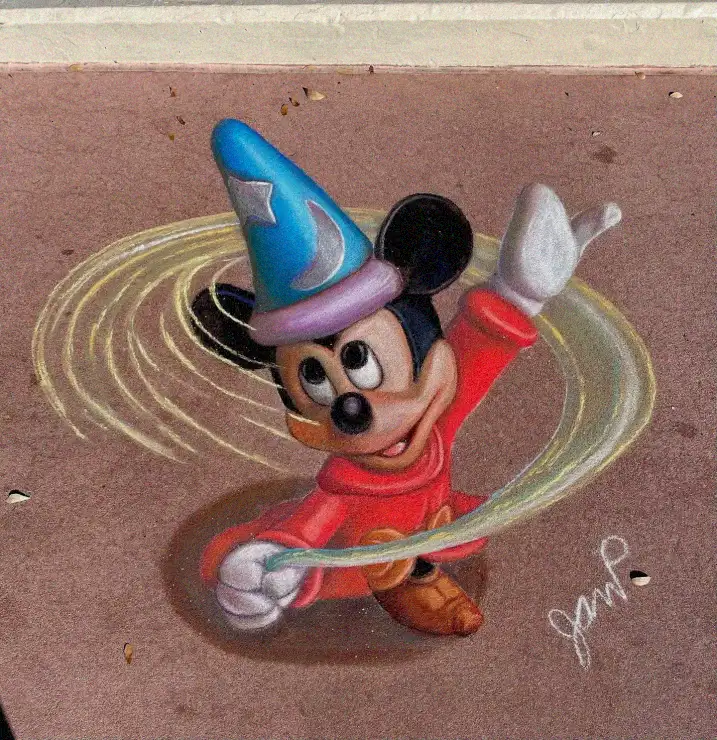 Mickey Mouse Conjuring Disney Magic