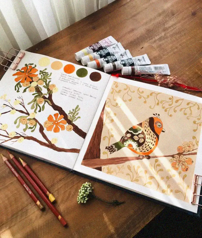 Sketches, Shades, and Botanical Inspirations