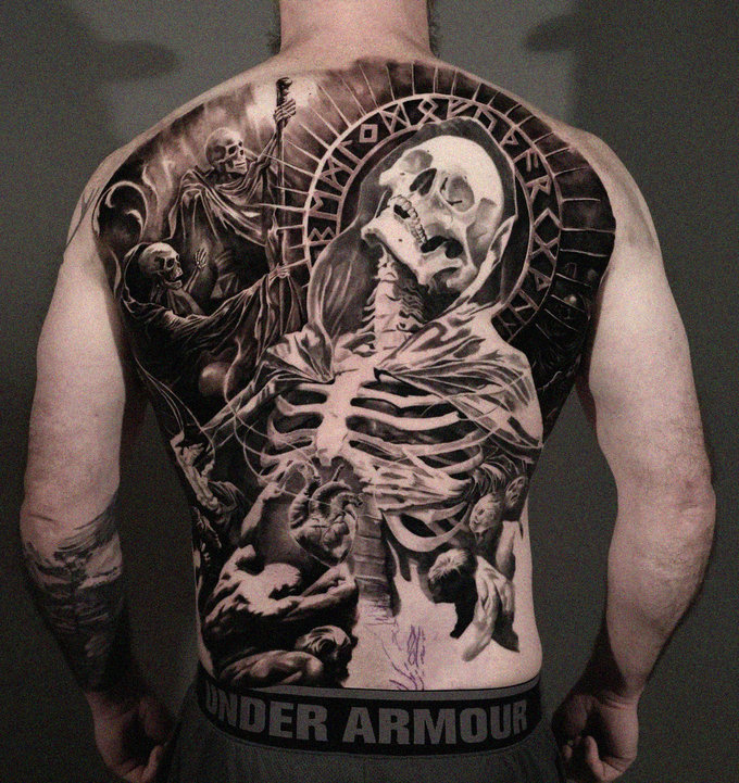 Skin Canvas: Shadows, Skulls, and Skeletons