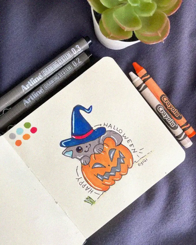 Koala's Whimsical Halloween Festivity