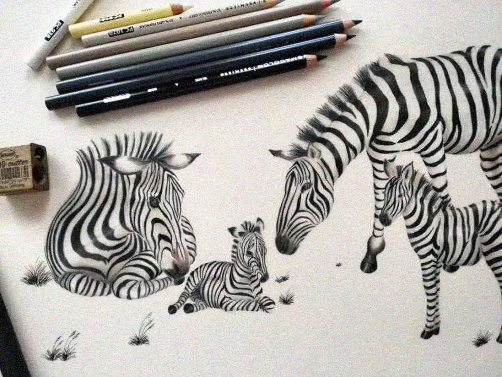 Artistic Safari in Monochrome