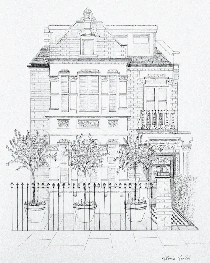Tranquil Brick Abode in Graphite