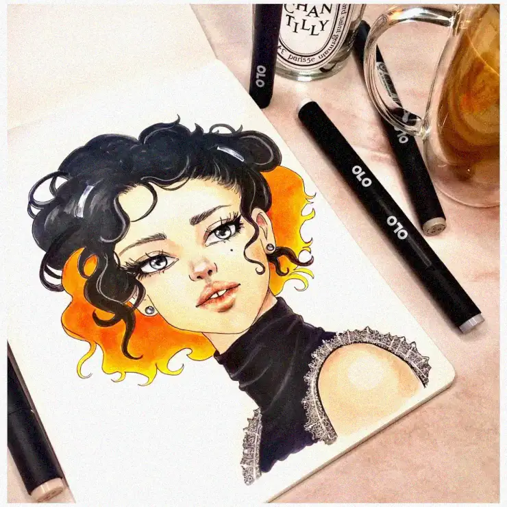 Dreamy Artistry Amidst Tea and Tangles