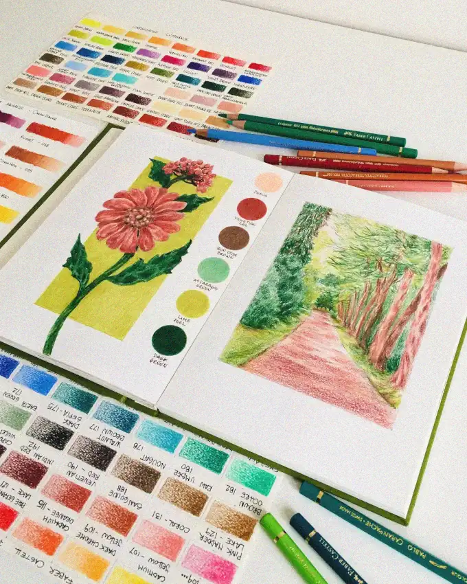 Palette of Nature: Art and Color Study