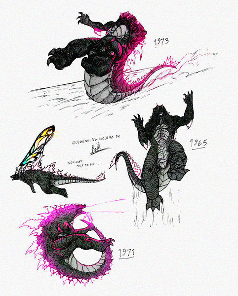 Godzilla's Evolving Artistry through the Decades