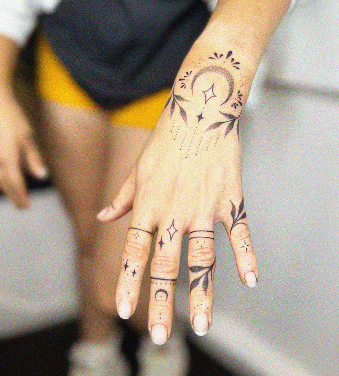Inked Cosmos and Botanical Wonders