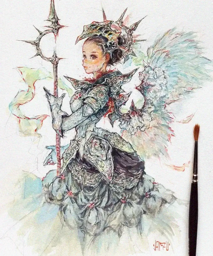 The Vibrant Valor of a Warrior Queen