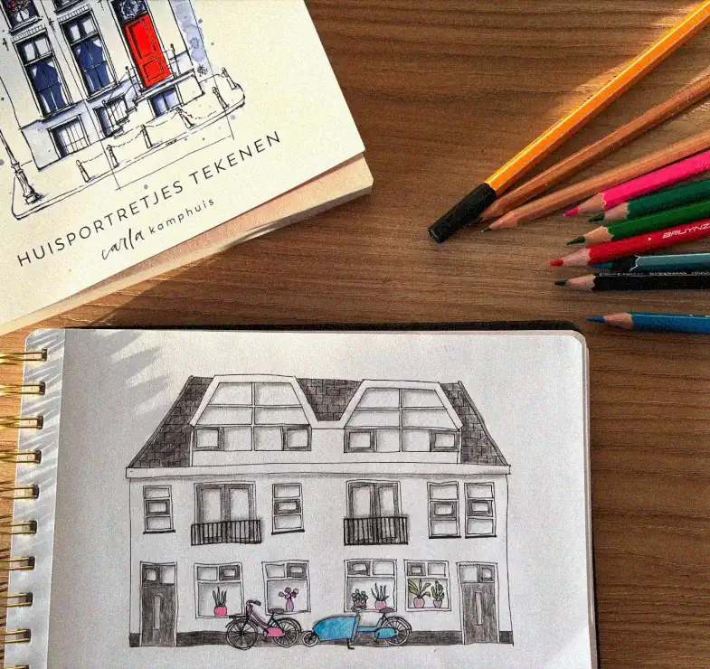 Doodling Abodes in the Creative Workspace